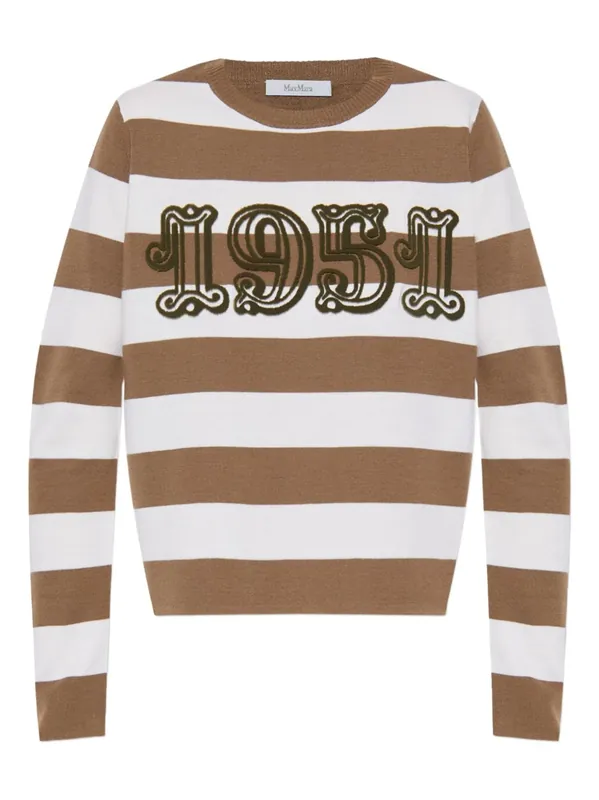 Striped Wool Sweater - Max Mara