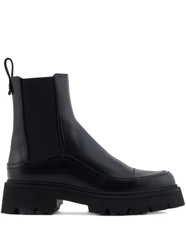 Leather Chelsea Boots - Emporio Armani Exclusive