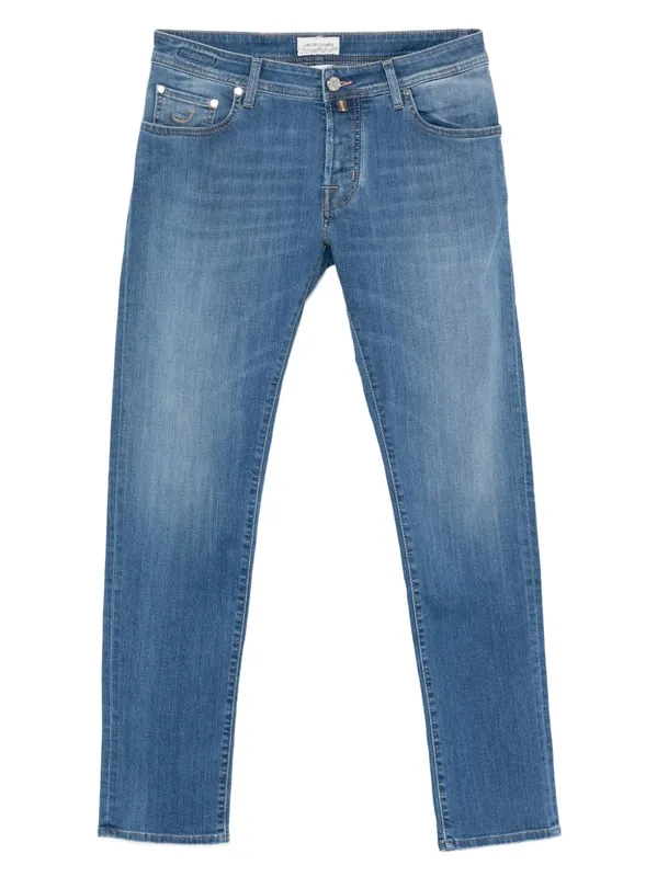 Super Slim Fit Denim Jeans - Jacob Cohen