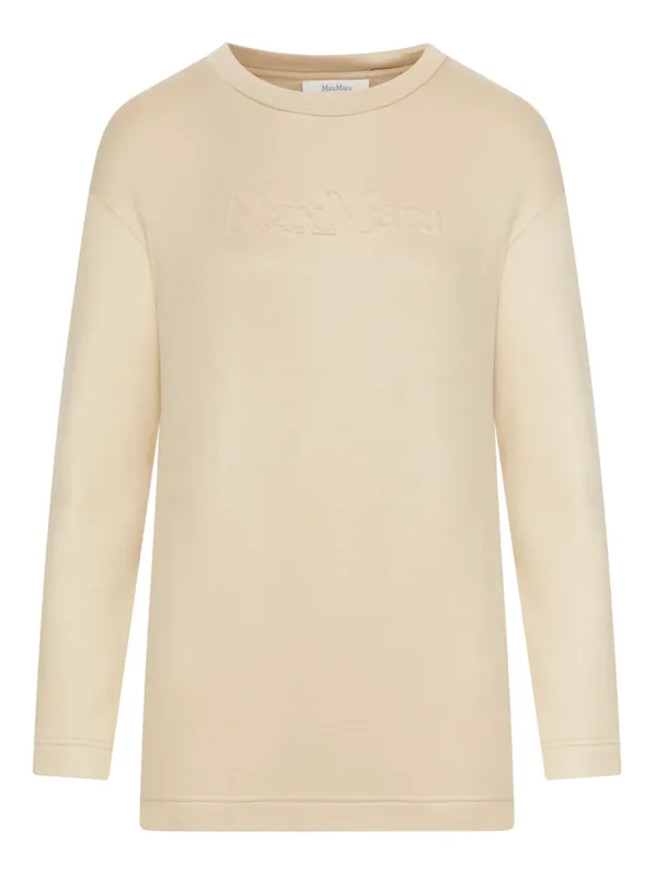 Crewneck Cotton Sweatshirt - Max Mara Pure