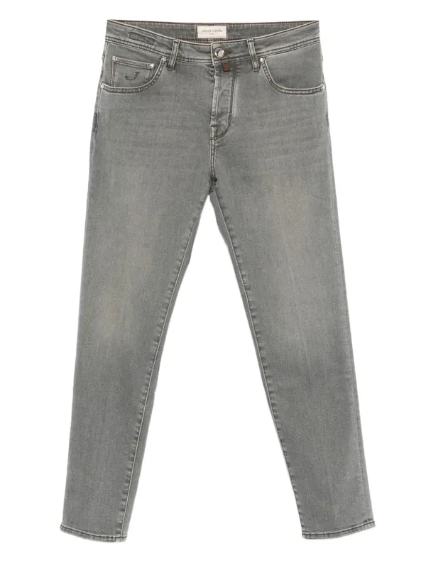Slim Cropped Denim Jeans - Jacob Cohen