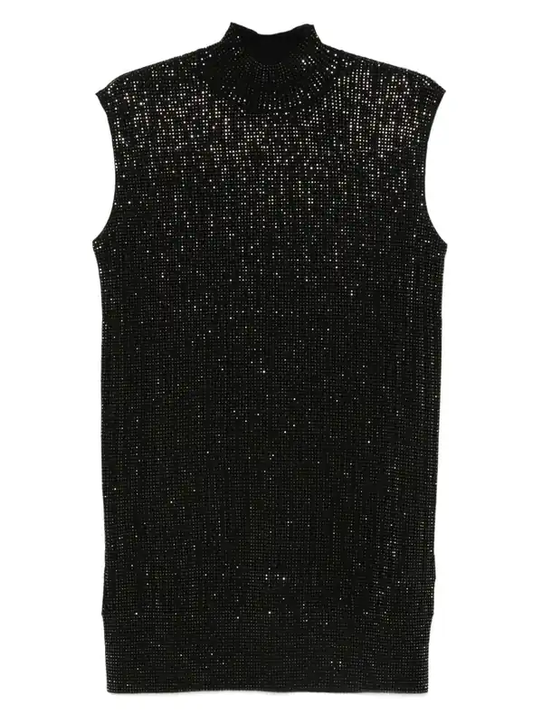 Wool Blend Mini Dress - Emporio Armani