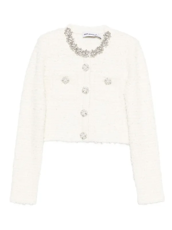 Crystal Embellished Cardigan - Self-Portrait