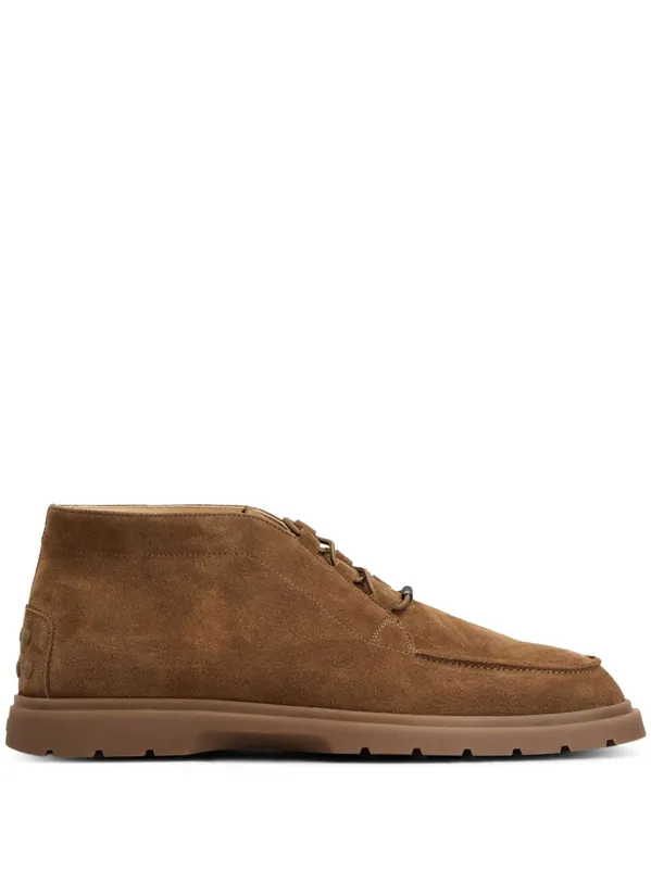 Suede Leather Ankle Boots - Tod's
