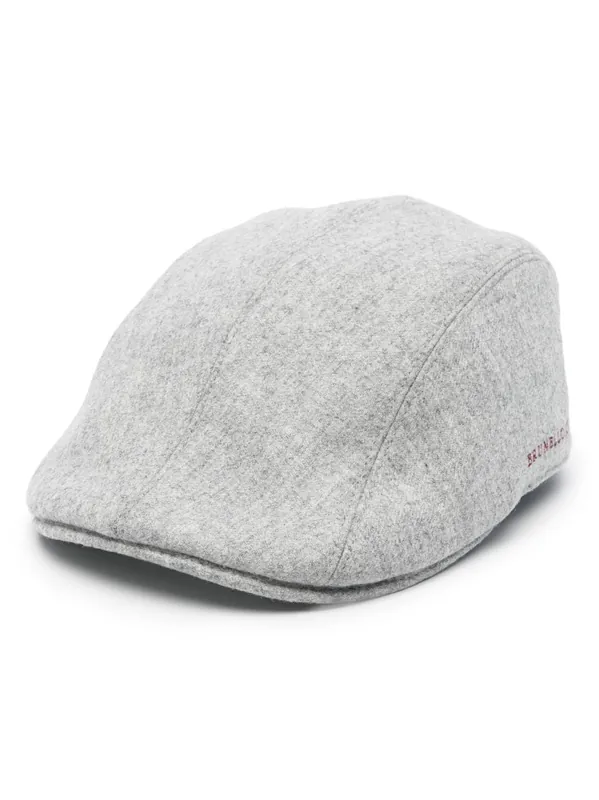 Logo Wool Hat - Brunello Cucinelli