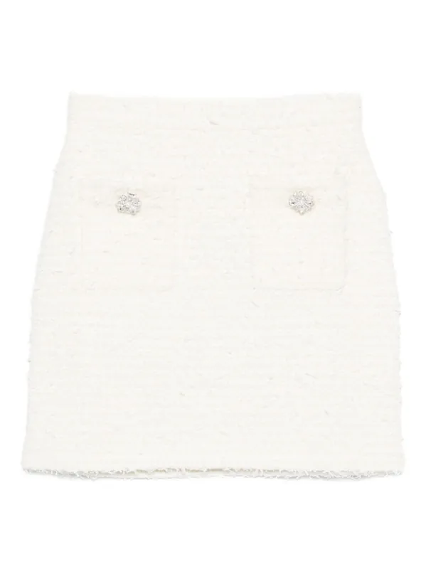 Crystal Embellished Mini Skirt - Self-Portrait