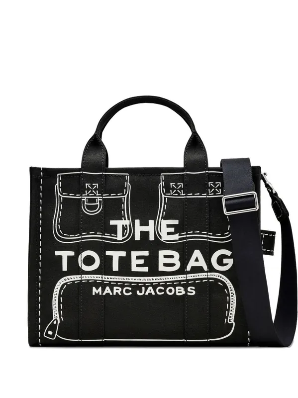 The Medium Tote Cotton Tote Bag - Marc Jacobs