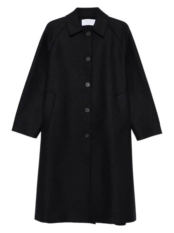 Wool Single-Breasted Coat
