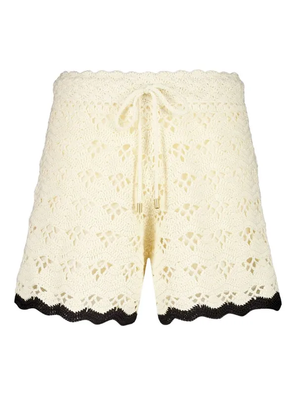 Rhiannon Crochet Shorts - Zimmermann