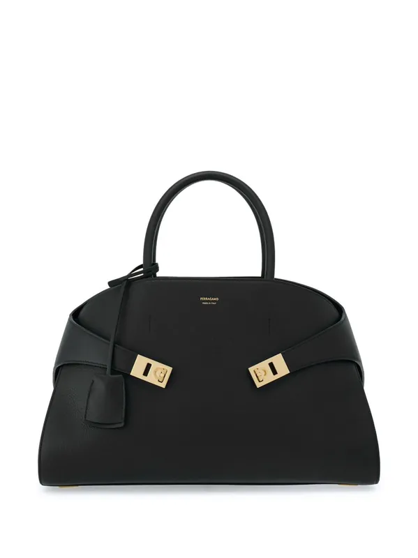 Hug Medium Leather Tote Bag - Ferragamo