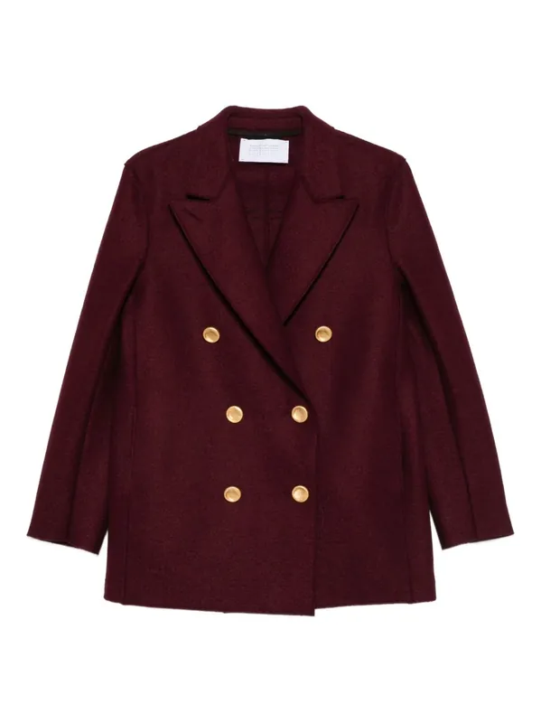 Wool Double-Breasted Coat