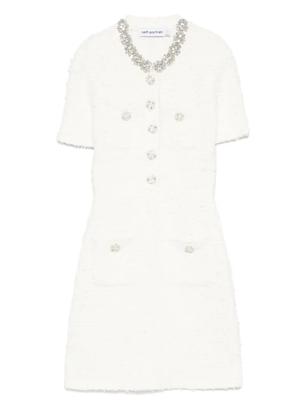 Crystal Embellished Dress - Self-Portrait