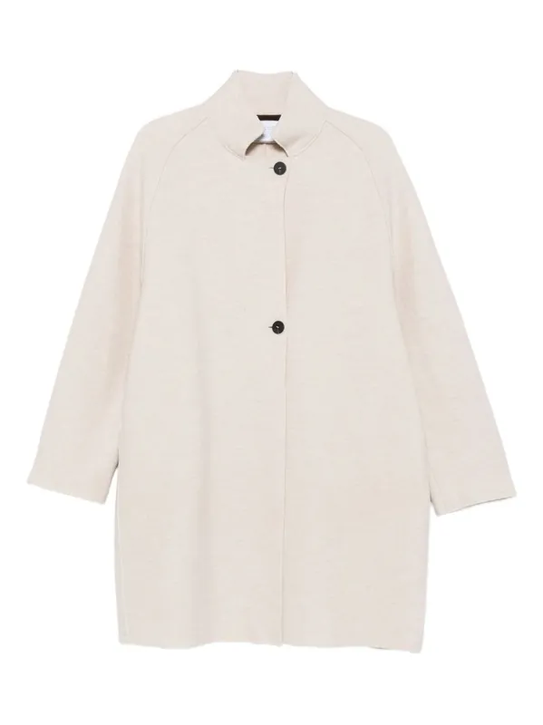 Wool Single-Breasted Coat