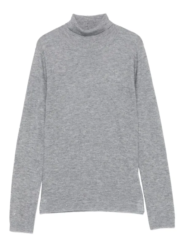 Wool Turtle-Neck Sweater