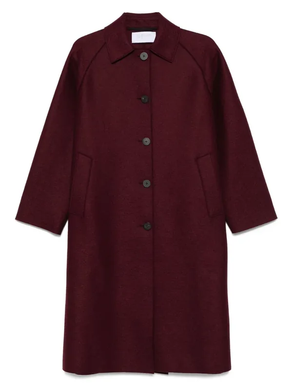 Wool Single-Breasted Coat
