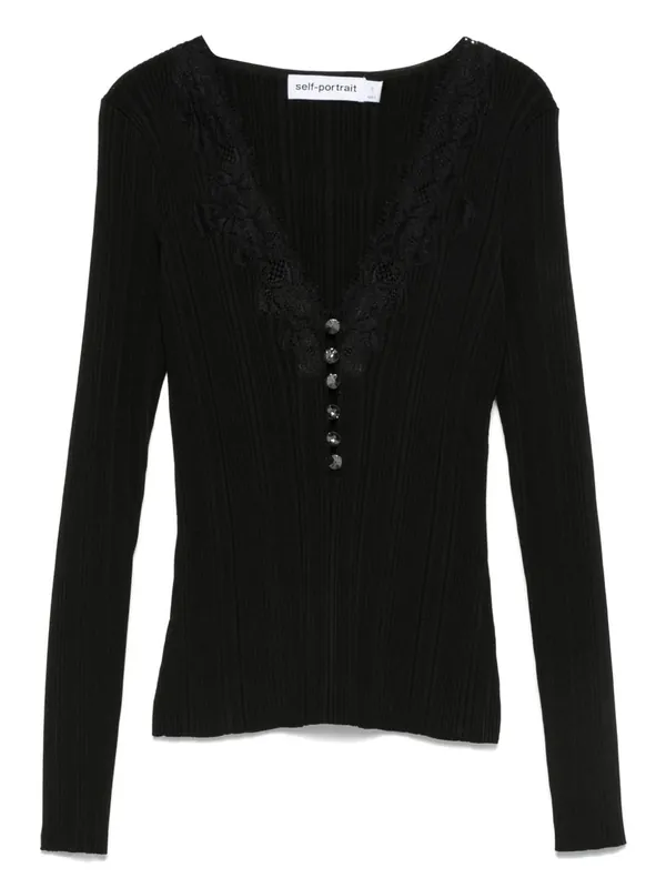 V-Necked Sweater
