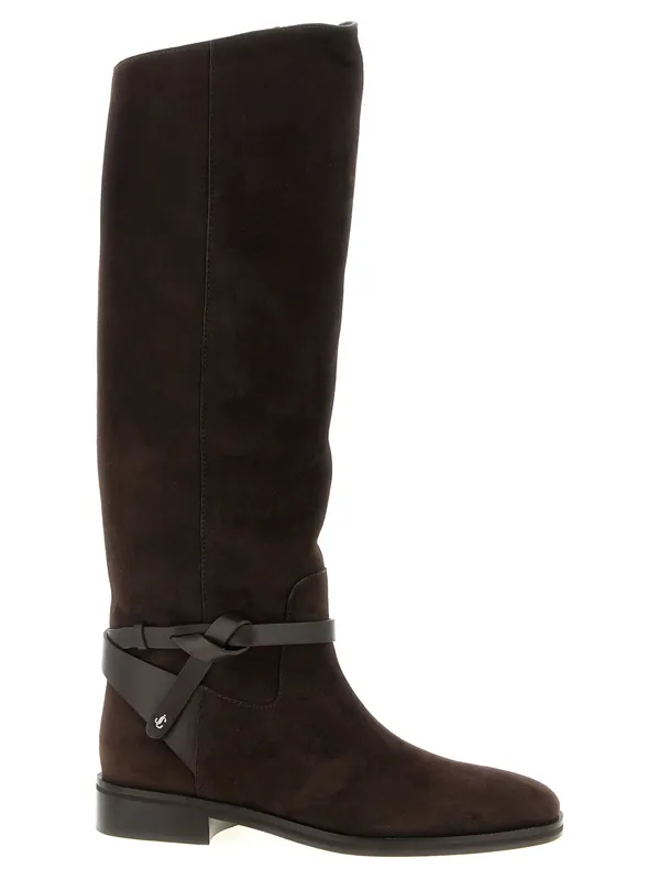 Lawton Boots And Ankle Boots Brown - Jimmy Choo