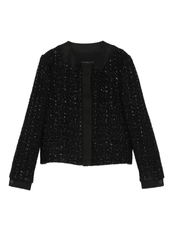 Wool Blend Blazer Jacket - Emporio Armani