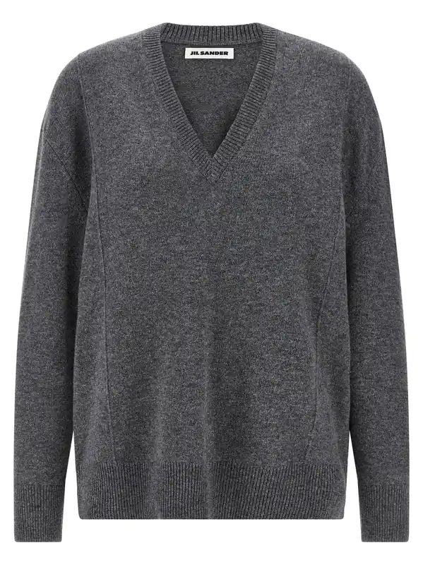 Cashmere Sweater Sweaters And Cardigans Gray - Jil Sander