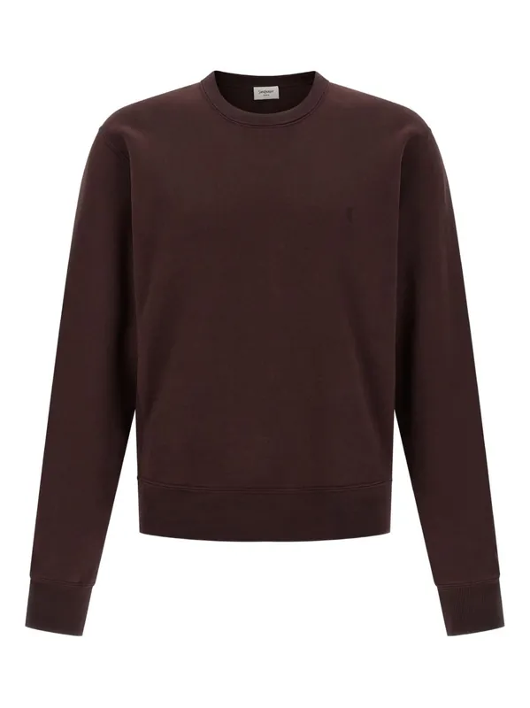 Cassandre Cotton Sweatshirt - Saint Laurent