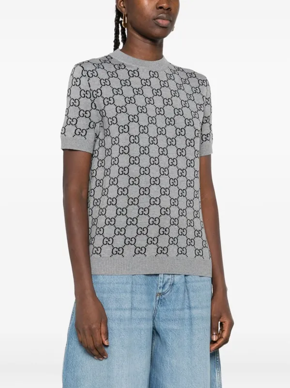 Gg Wool Top - Gucci