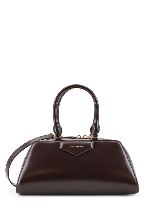 Antigona East West Small Leather Shoulder Bag - Givenchy