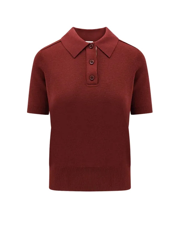 Wool Polo Shirt - Burberry