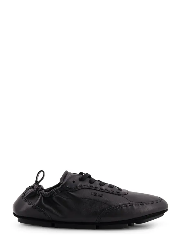 Fendi Fit Leather Sneakers
