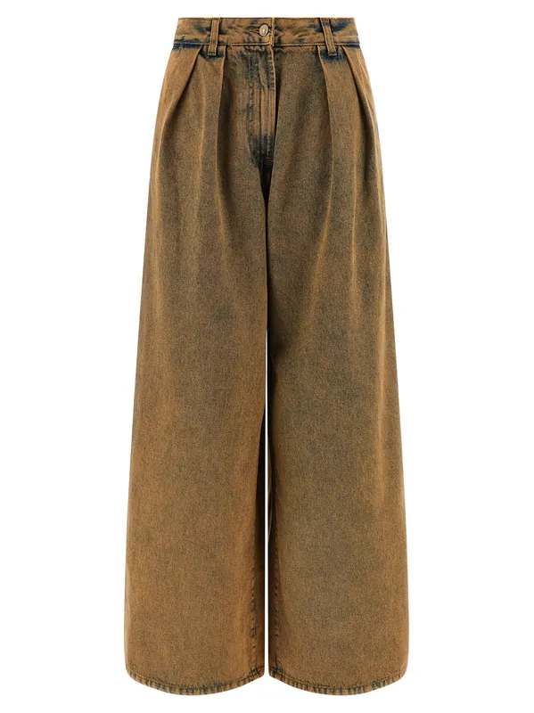 Den Wideleg Pants Brown - Alanui