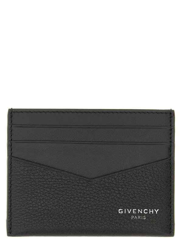 Leather Cardholder Wallets And Card Holders Black - Givenchy