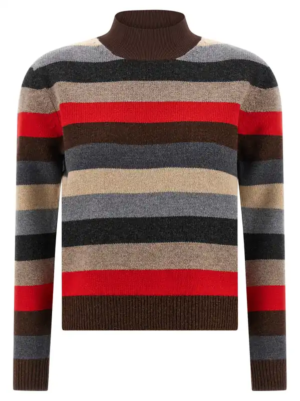 Striped Sweater Sweaters And Cardigans Multicolor - Tory Burch