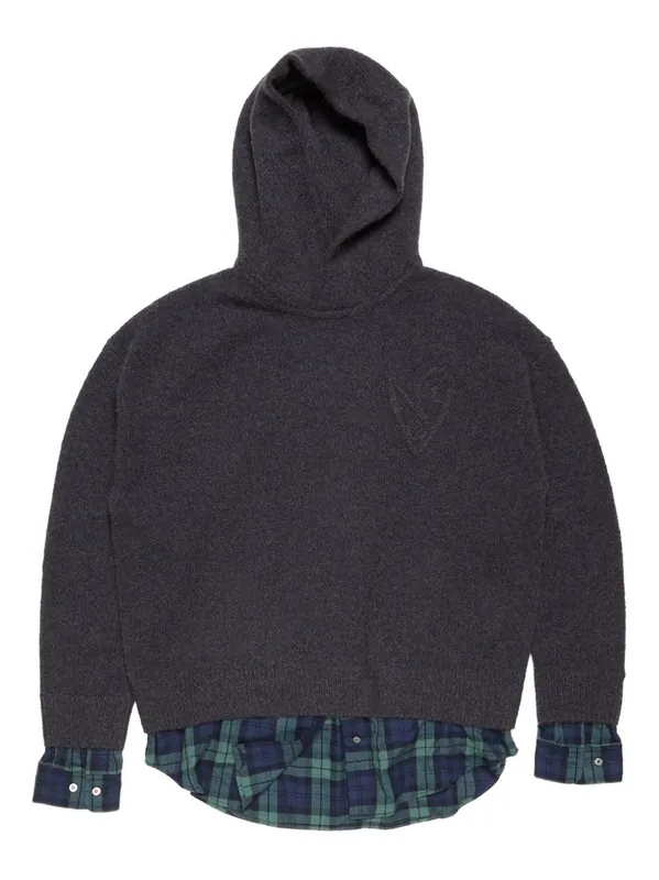 Layered Wool Hoodie - Acne Studios