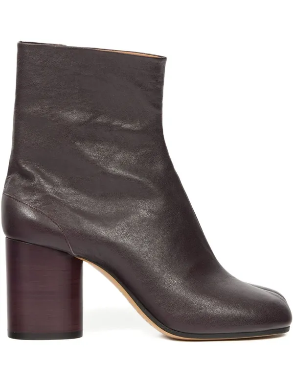 Tabi Leather Ankle Boots - Maison Margiela
