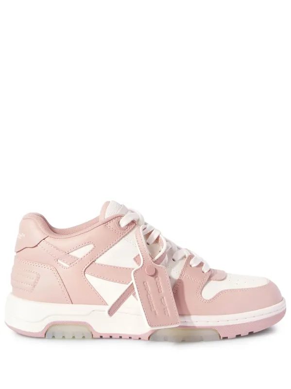 Out Of Office Leather Sneakers - Off-White