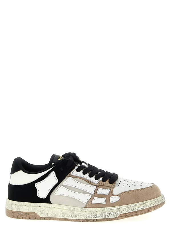 Distressed Skel Top Low Sneakers Multicolor - Amiri