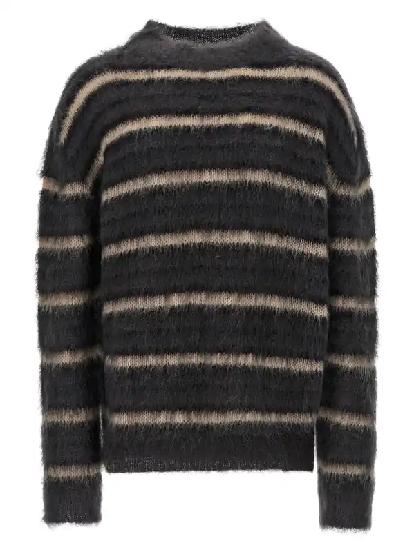 Striped Sweater Sweaters And Cardigans Gray - Marni