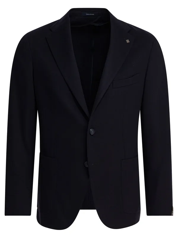 Wool Blazer Jackets And Coats Blue - Tagliatore