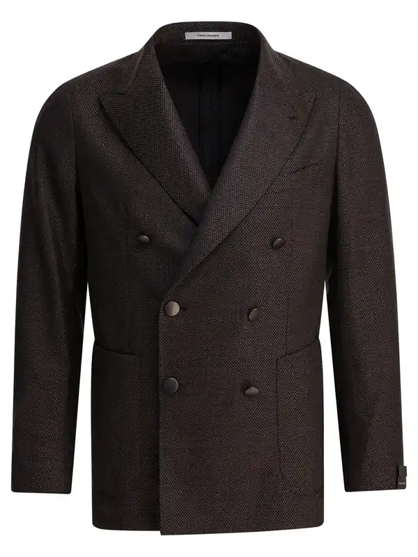Wool Blazer Jackets And Coats Brown - Tagliatore