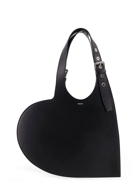 Belt Heart Tote Leather Shoulder Bag - Coperni