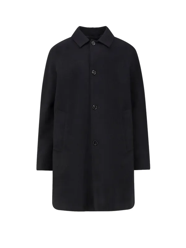 Cantuccio Felt Wool Coat With Padded Lining - Palto