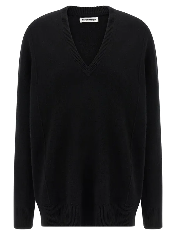 Cashmere Sweater Sweaters And Cardigans Black - Jil Sander