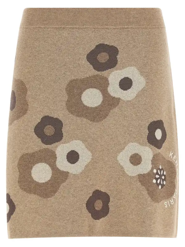 Hana Dots Skirts Beige - Kenzo