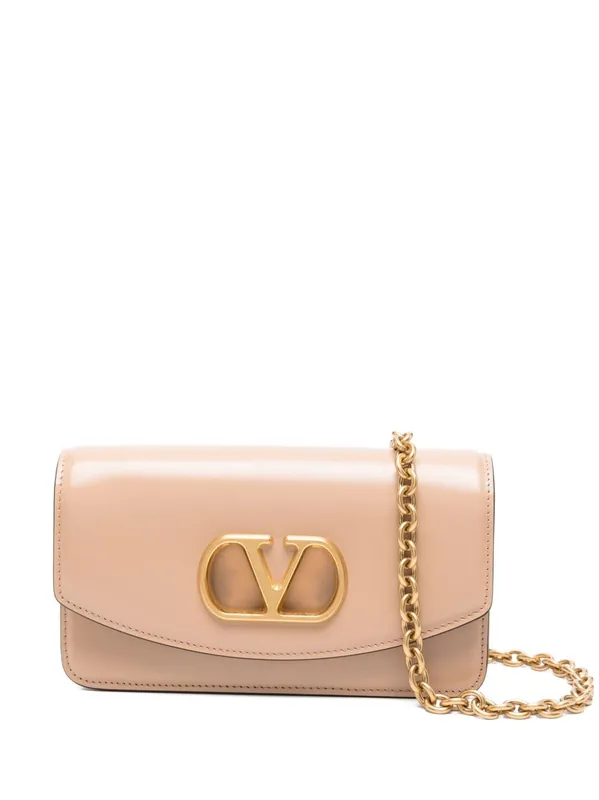 Vain Small Leather Clutch - Valentino Garavani