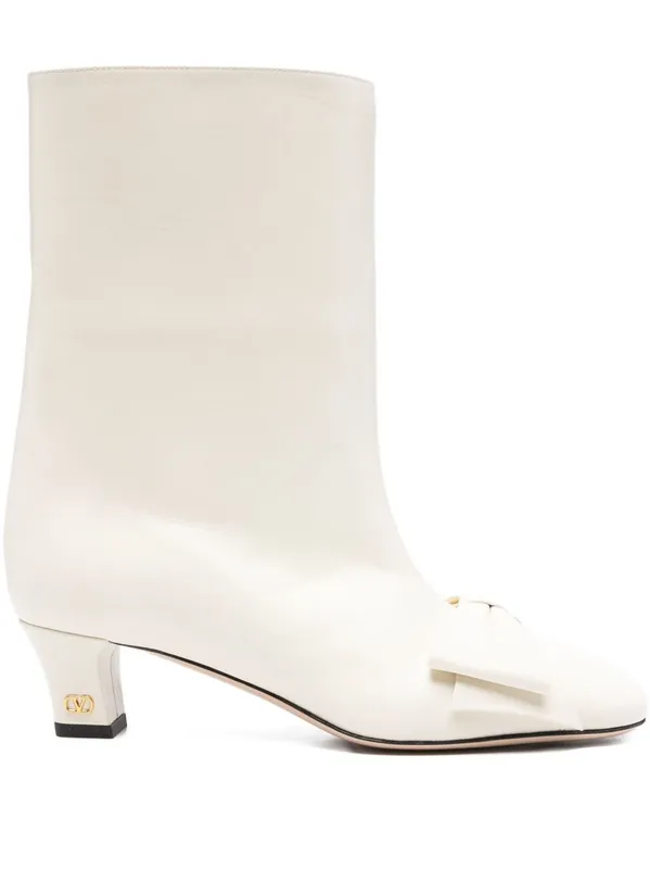 Bowow Leather Boots - Valentino Garavani