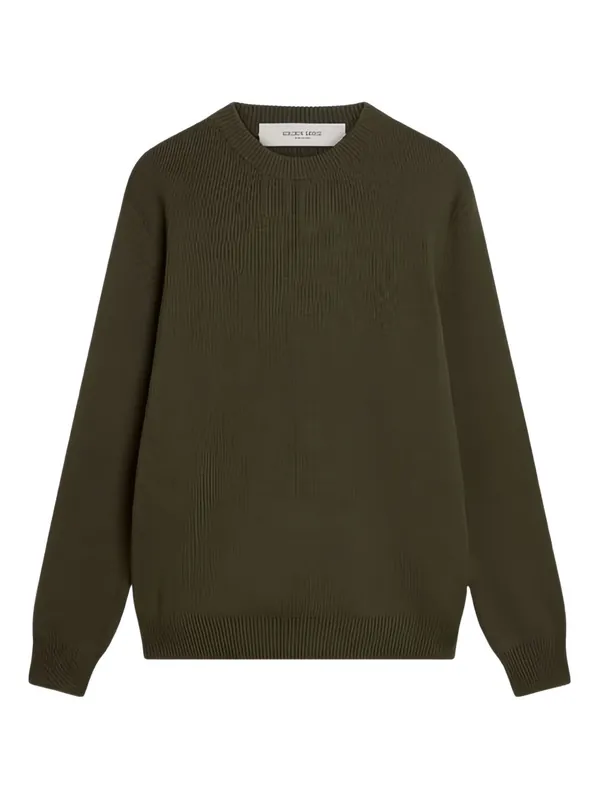 Logo Organic Cotton Sweater - Golden Goose