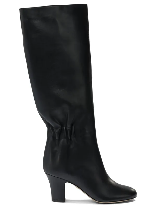 Curled Details Boots 70 Mm Boots And Ankle Boots Blue - Ferragamo
