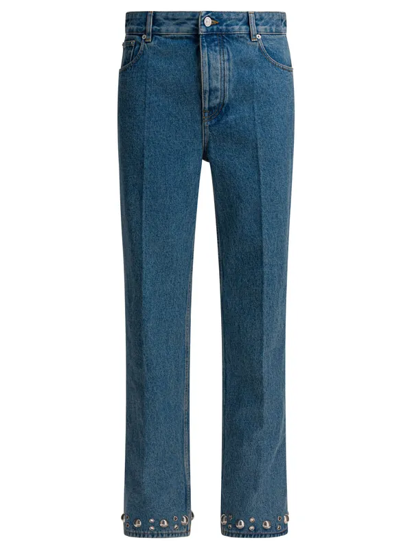 With Cabochons Jeans Light Blue - Valentino Garavani