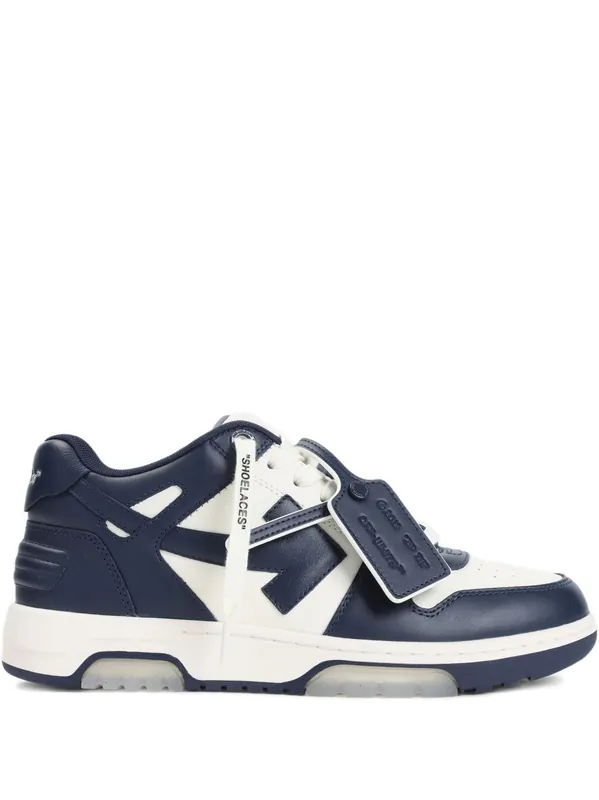 Out Of Office Leather Sneakers - Off-White