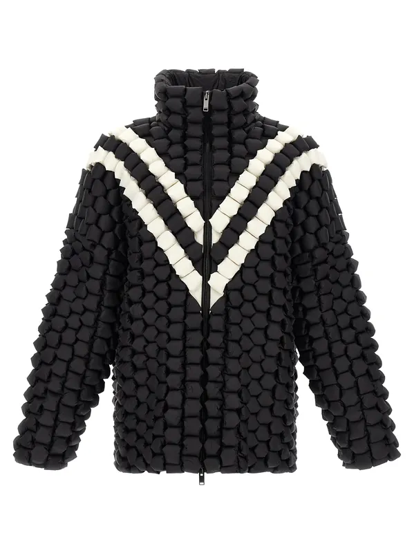 3d Down Jacket Puffer Jackets Black - Raxxy