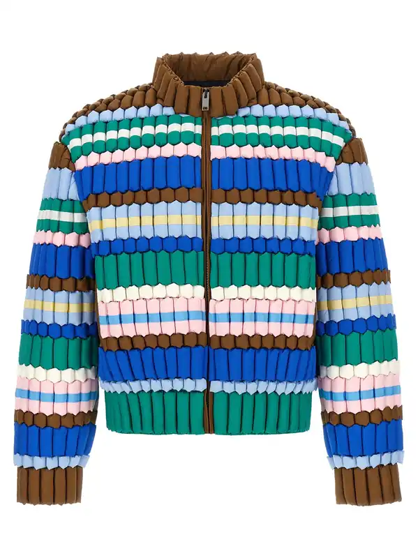 3d Down Jacket Puffer Jackets Multicolor - Raxxy